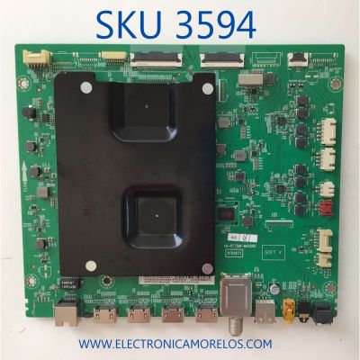 MAIN PARA SMART TV (ROKU) TCL 4K (3840 X 2160) QLED DOLBY VISION HDR / NUMERO DE PARTE 08-RT73012-MA200AA / 40-RT73M1-MAD2HG / 08-CS55CUD-OC400AA / 08-RT73012-MA300AA / V8-RT73K01-LF1V1050 / PANEL LVU550NDHL / MODELO 55R635